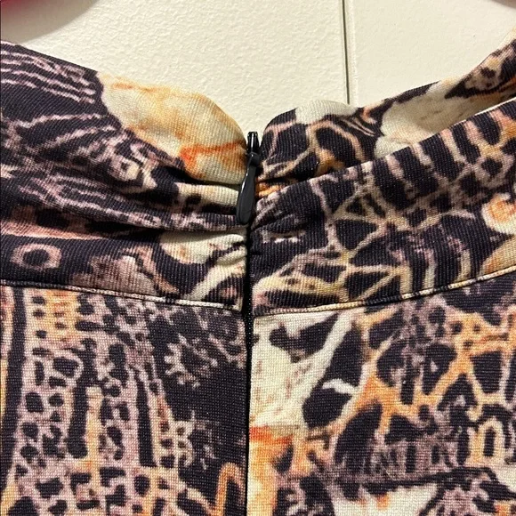 NWOT Soft Surroundings Multicolor Floral 3/4 length Sleeve Dress - Picture 6 of 8